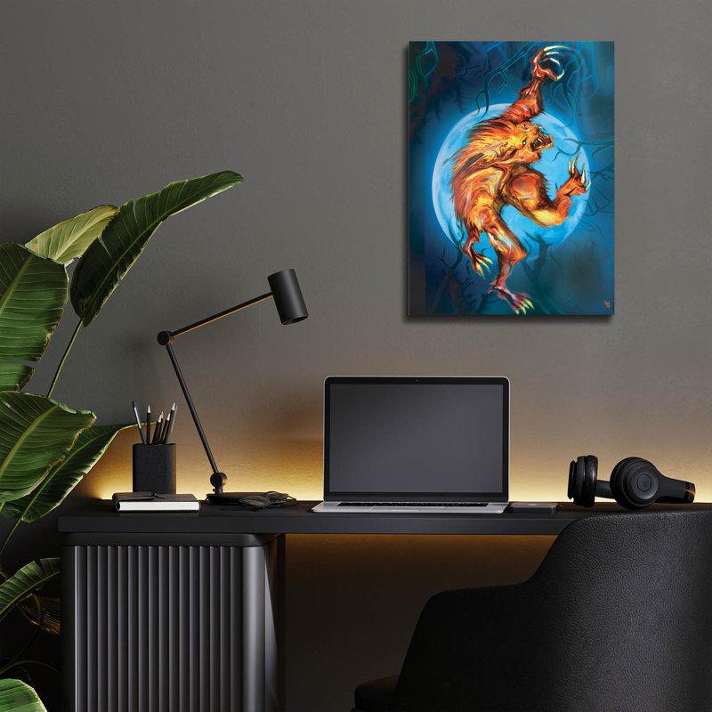 «Howl» par Michael Stewart, H 16 po x l 12 po x P 0,13 po