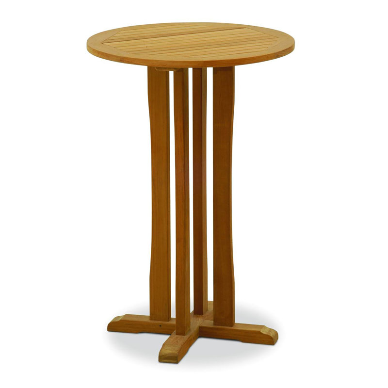 Table de balcon d'extérieur ronde 27 po Bina