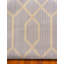 Tapis gris / doré Glam-87787951
