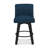 Counter Height Bar Stools, 26 Inch Seat Height Upholstered Swivel Bar Stools with Back Set of 2-94889869