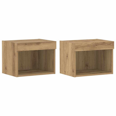 40cm W Manufactured Wood Bedside Table