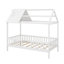 Lit simple en bois avec clôture-1439641399