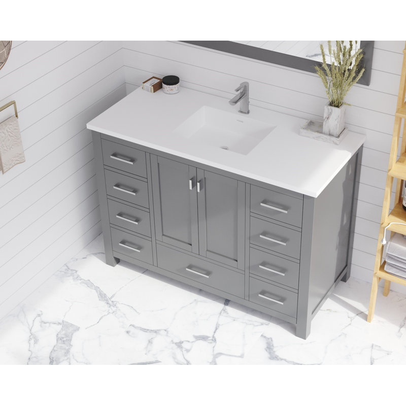 Ensemble de meuble-lavabo simple 48 po Avantae Stone