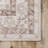 Ashtin Zahra Medallion Machine Washable Area Rug for Living Room Bedroom Dining Room Kitchen, Peach/Ivory-483186496