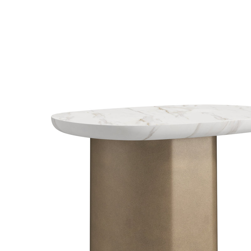 Verge Marble End Table