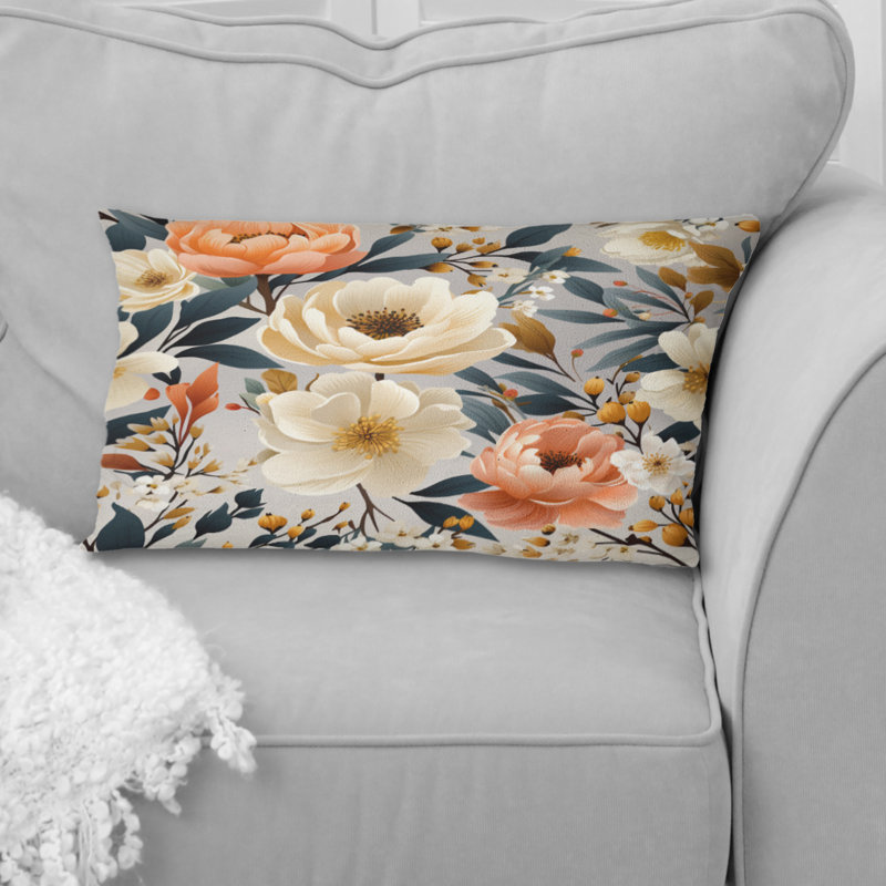 Motif floral Coral Rustic Elegance - imprimé floral