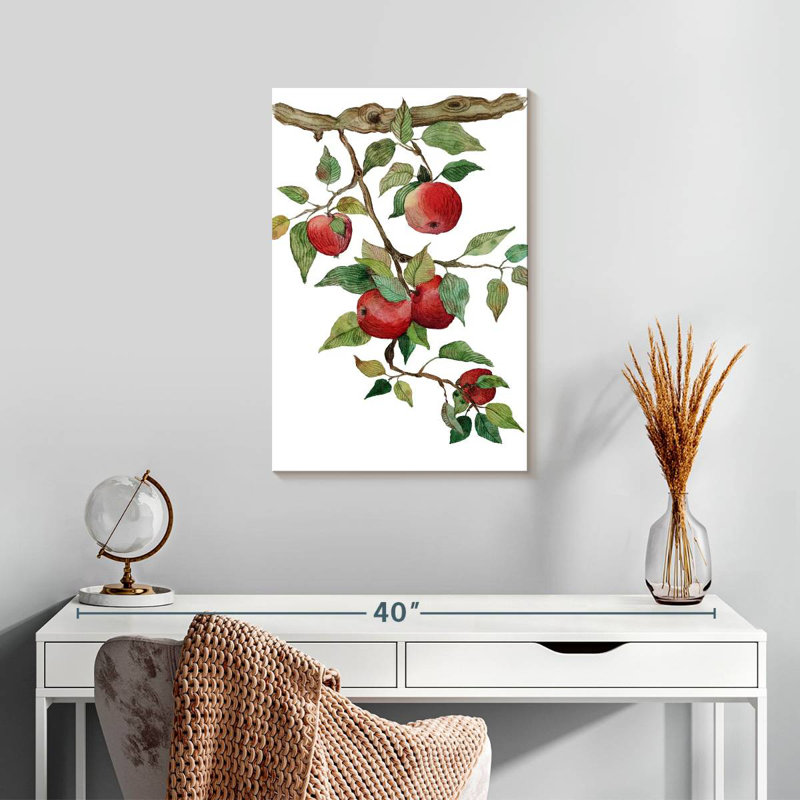 Yarlin Ripe Red Apples, 24" H x 16" W