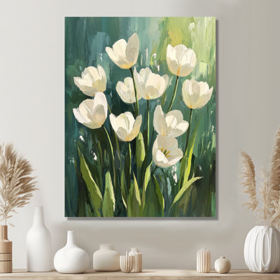 Watercolors Tulips Bouquet Of Nature Blooms II - Tulipes, impression murale