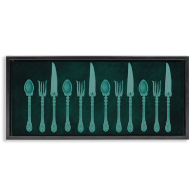 Vintage Cutlery Collection Floating Frame, design by Giao Williams
