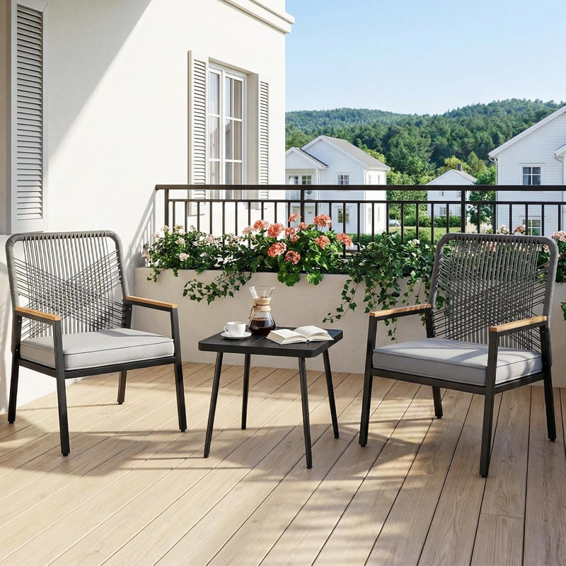 Outdoor Lounge Chair, Grey, Grey
