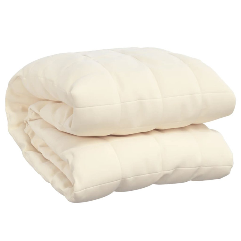 Lawnmont Weighted Throw Blanket, Cream, W152 x L203cm