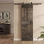 Porte de grange à panneaux en bois S Series avec trousse de quincaillerie d'installation-63170920-63170925