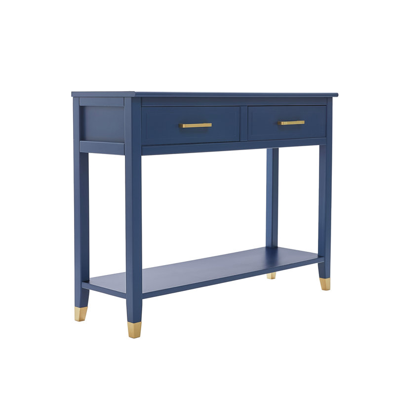 Ossian 105cm Console Table, Navy