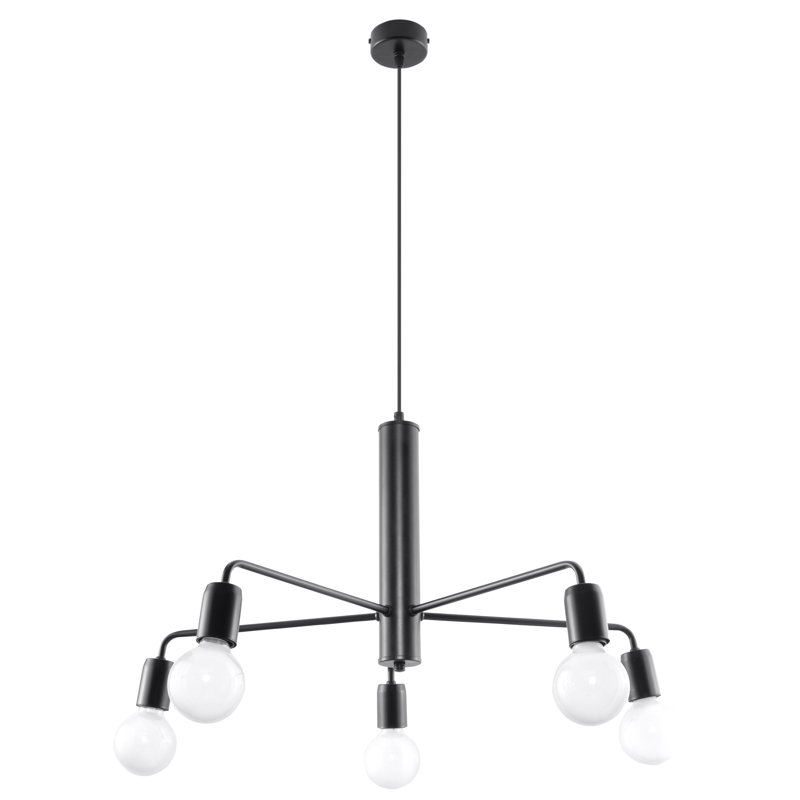 Carlsen 5 - Light Black Cluster Pendant