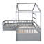 Lit plateforme gris avec 3 compartiments de rangement - chambre à coucher essentielle, très fonctionnelle et élégante-1031233262
