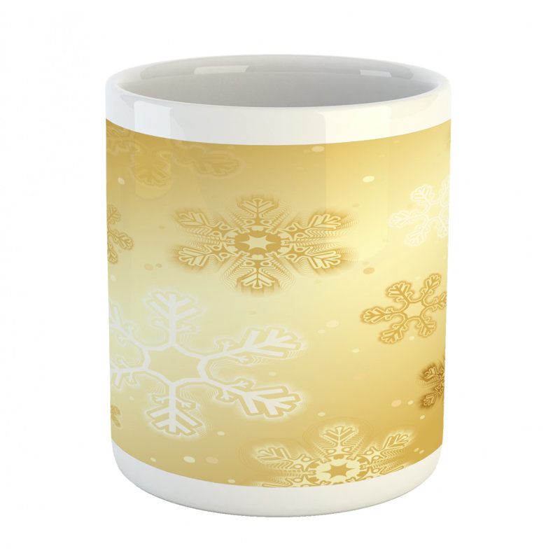 Grande tasse à café flocons