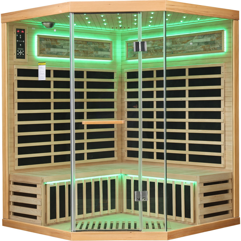 Sauna pentagonal de style familial