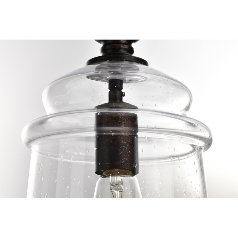 Luminaire suspendu en forme de cloche 1 lumière Io
