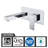Sumerain Wall Bathroom Vanity faucet with Single Handle, Vanities Faucets Wall Sink Faucet Single Hole-65462651
