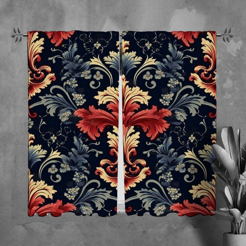 Paire de rideaux obscurcissant en polyester Winchendon, L 20 po x L 61 po