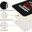 Ensemble de 2 tapis de cuisine Heart Red