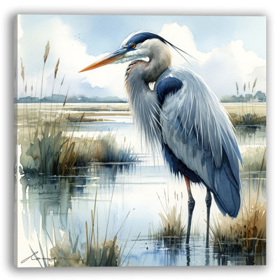 " Tranquil Marshlands - Heron "