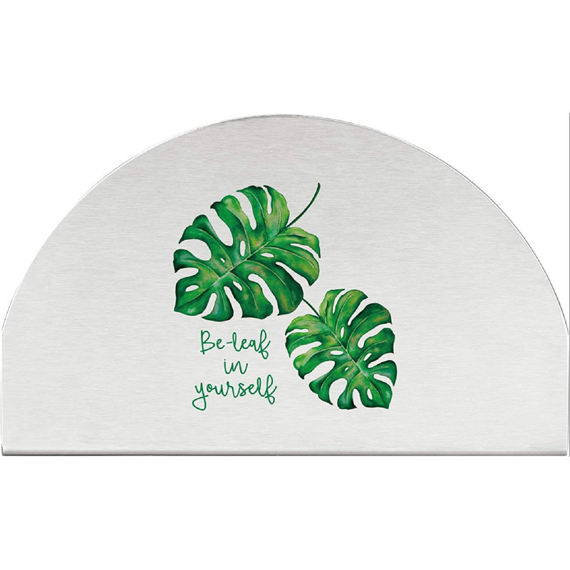 Porte-serviettes en acier inoxydable Monstera