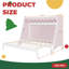 Lit simple AVELOR XL avec lit gigogne, tablette, tente et veilleuse, lit pour enfant peu encombrant-129184785