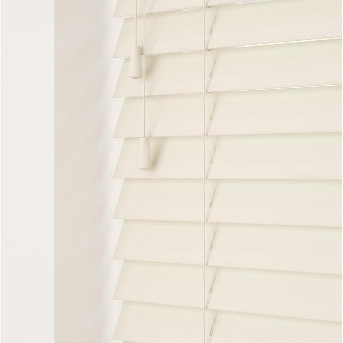 Room Darkening Horizontal/Venetian blind, Misty Yellow, 130cmW x 120cmL