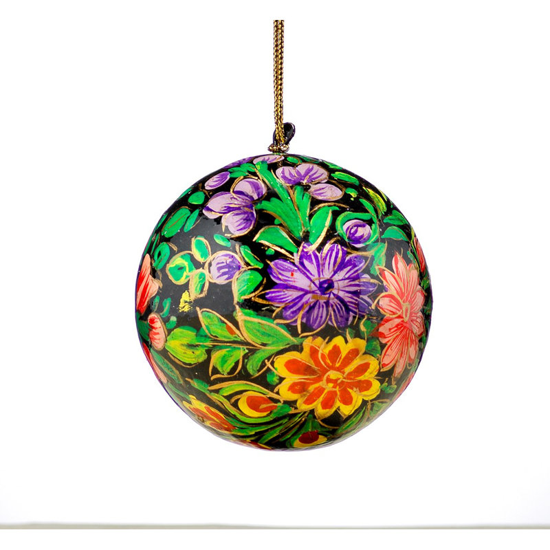 7.62cm Handmade Paper Plants & Flowers Bauble