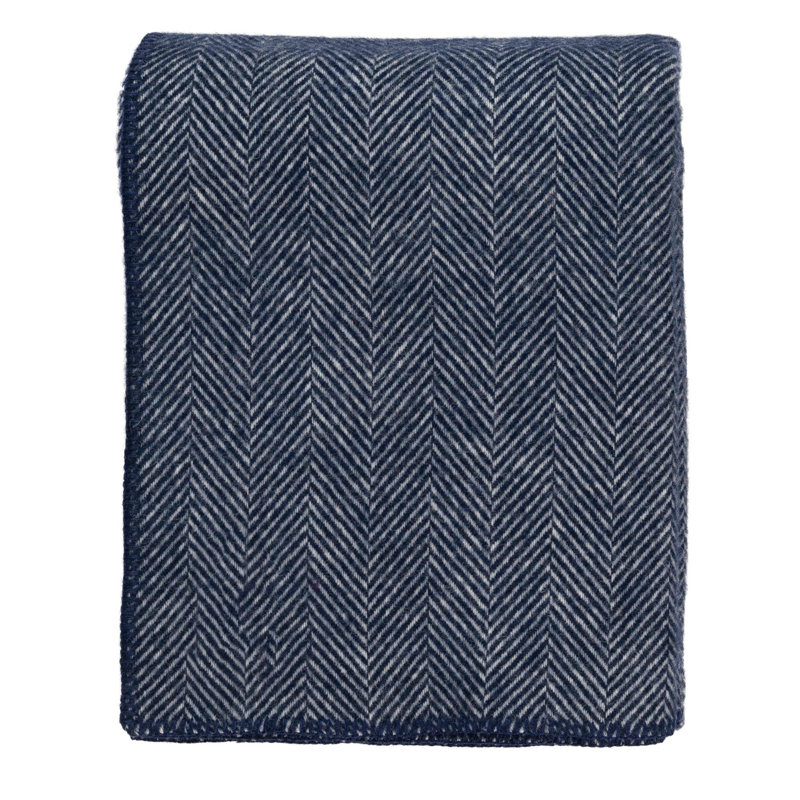  Jeté tissé, Bleu marine