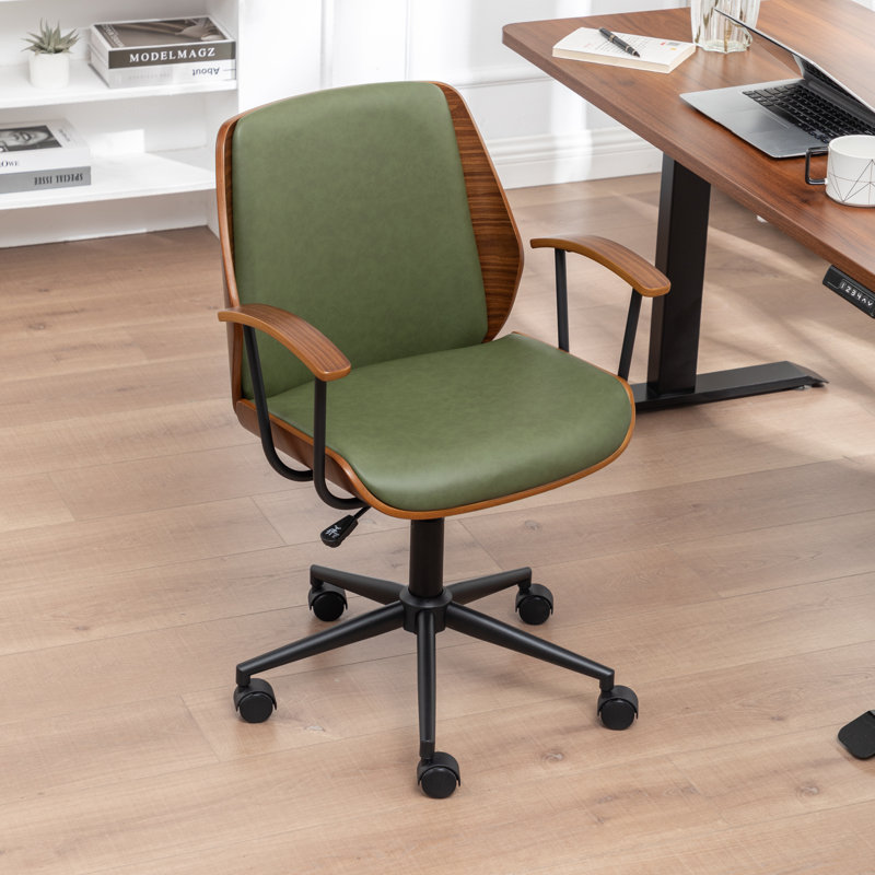 Chaise de bureau Andretta, Vert