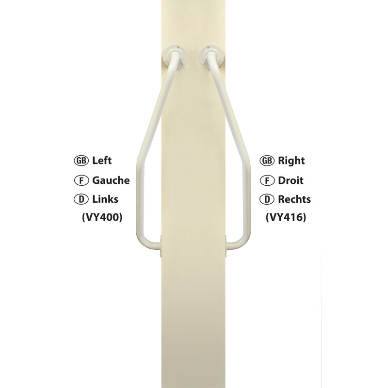 Newel Curved Rail left handed 720mm