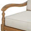 Ensemble de conversation 4 pièces avec coussins, ensemble de conversation d'extérieur en bois d'acacia