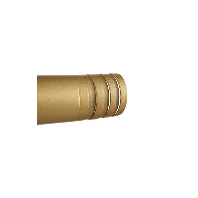 Virtus - Light LED Cylinder Pendant, 7" H x 2" W x 2" D, Gold