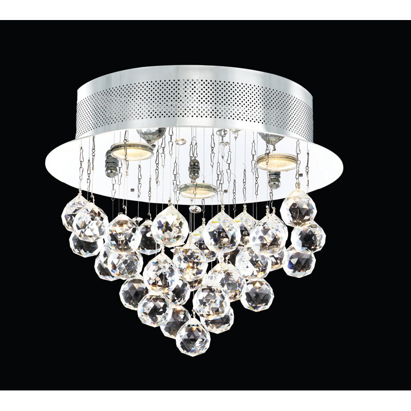Crystal Rain Crystal Flush Mount