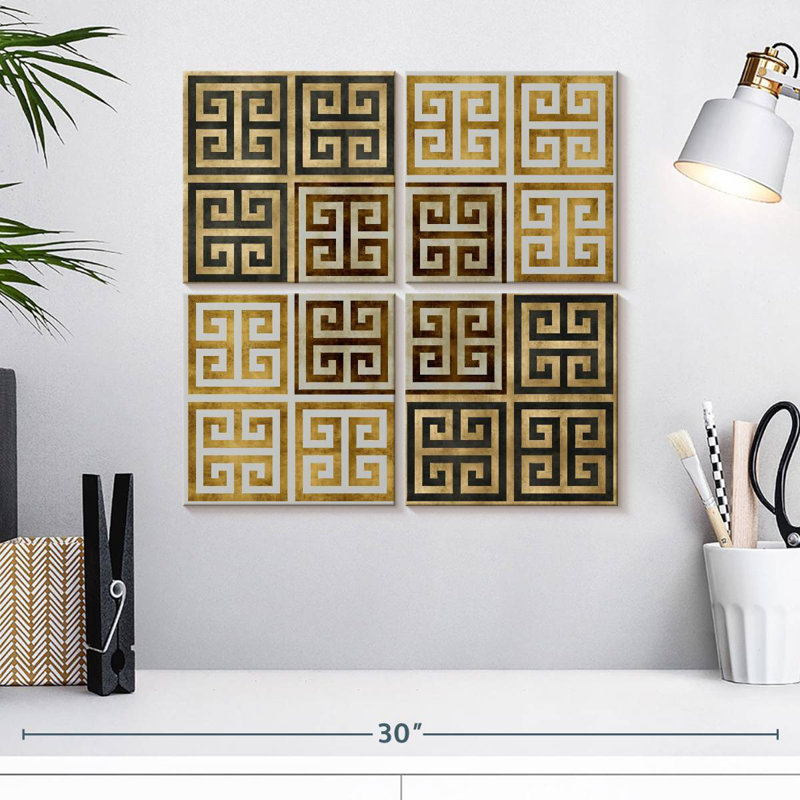Kerner Greek Key I, 18" H x 18" W