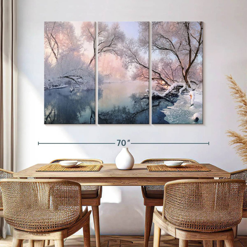 Alvord Winter Draped Landscape, 42" H x 65" W