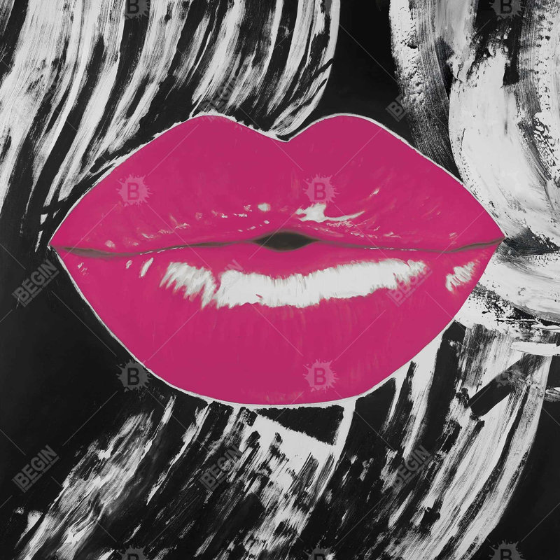 " Pink Glossy Lips "