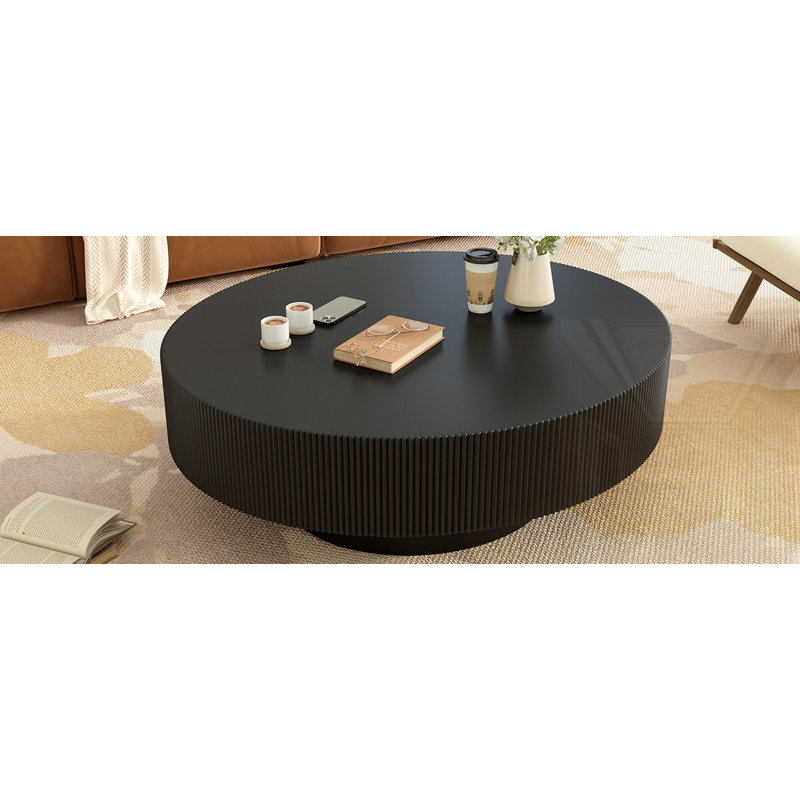 Table basse élégante et facile à assembler, Noir