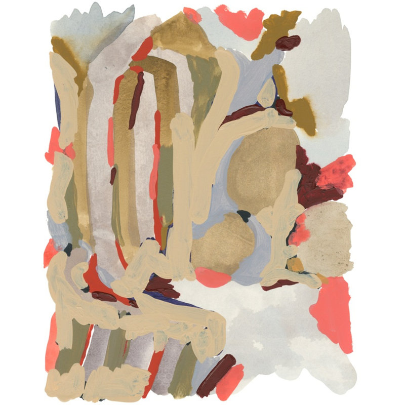 «Fall 2021 Sans titre 31 encadré sur papier» par Sunny Goodwin, reproduction, H 40 po x l 32 po