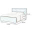 Lit plateforme en bois massif Hines-870065858