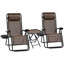 Ensemble de chaises pliantes inclinables