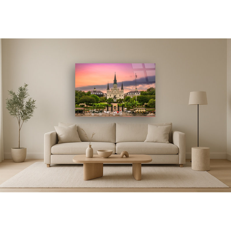 Jackson Square Frameless Tempered Glass Wall Art - 40" x 60"