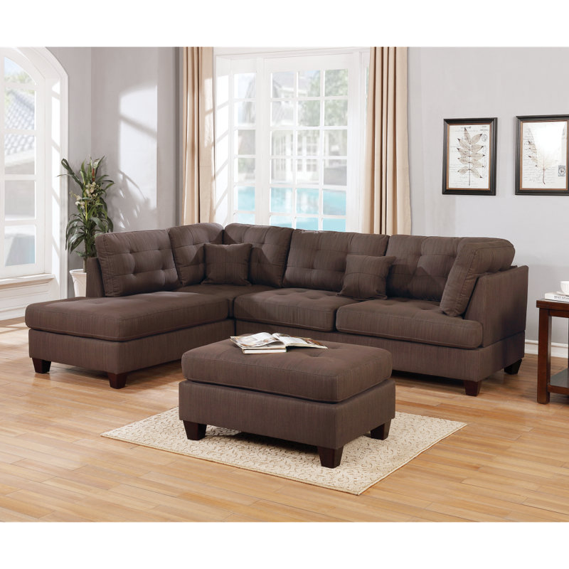 Modern Sofa 3-PCS SECTIONAL