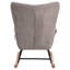 Pierce Boucle Rocking Chair Relaxing Recliner Chair with Solid Wood Legs High Back Lounge Chairs-1856565313
