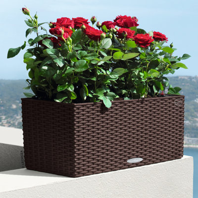 Balconera Self-Watering Plastic Outdoor Window Box Planter