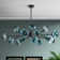 Burness 15 - Light Sputnik Modern Linear Modern Glass Bubble Dining  Chandelier