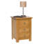 Farris 43cm W Solid Wood Bedside Table