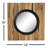Arlo Solid Wood Circle Wall Mirror